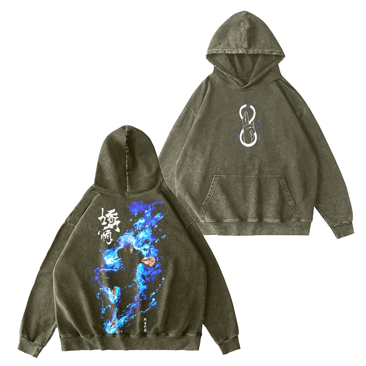 Jujutsu Kaisen Vintage Washed T-shirt/Crewneck/Hoodie