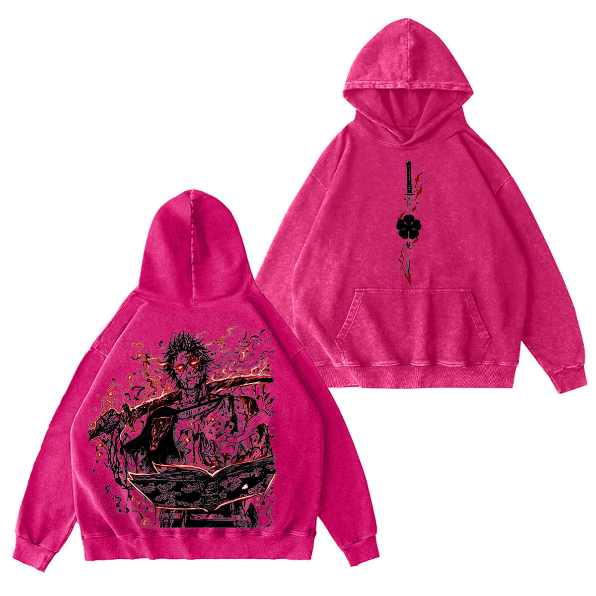 Black Clover Washed T-shirt/Crewneck/Hoodie
