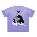 Clap and Crush Streetwear Shirt Purple Washed Heavy Weight