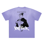 Clap and Crush Streetwear Shirt Purple Washed Heavy Weight