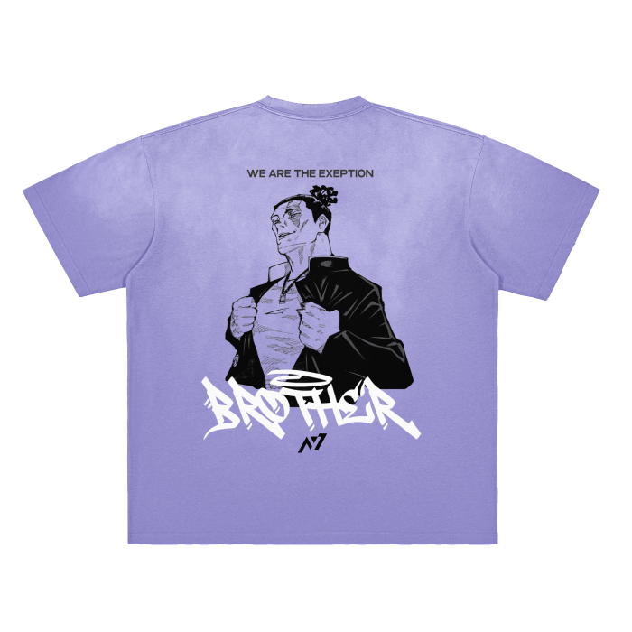 Clap and Crush Streetwear Shirt Purple Washed Heavy Weight