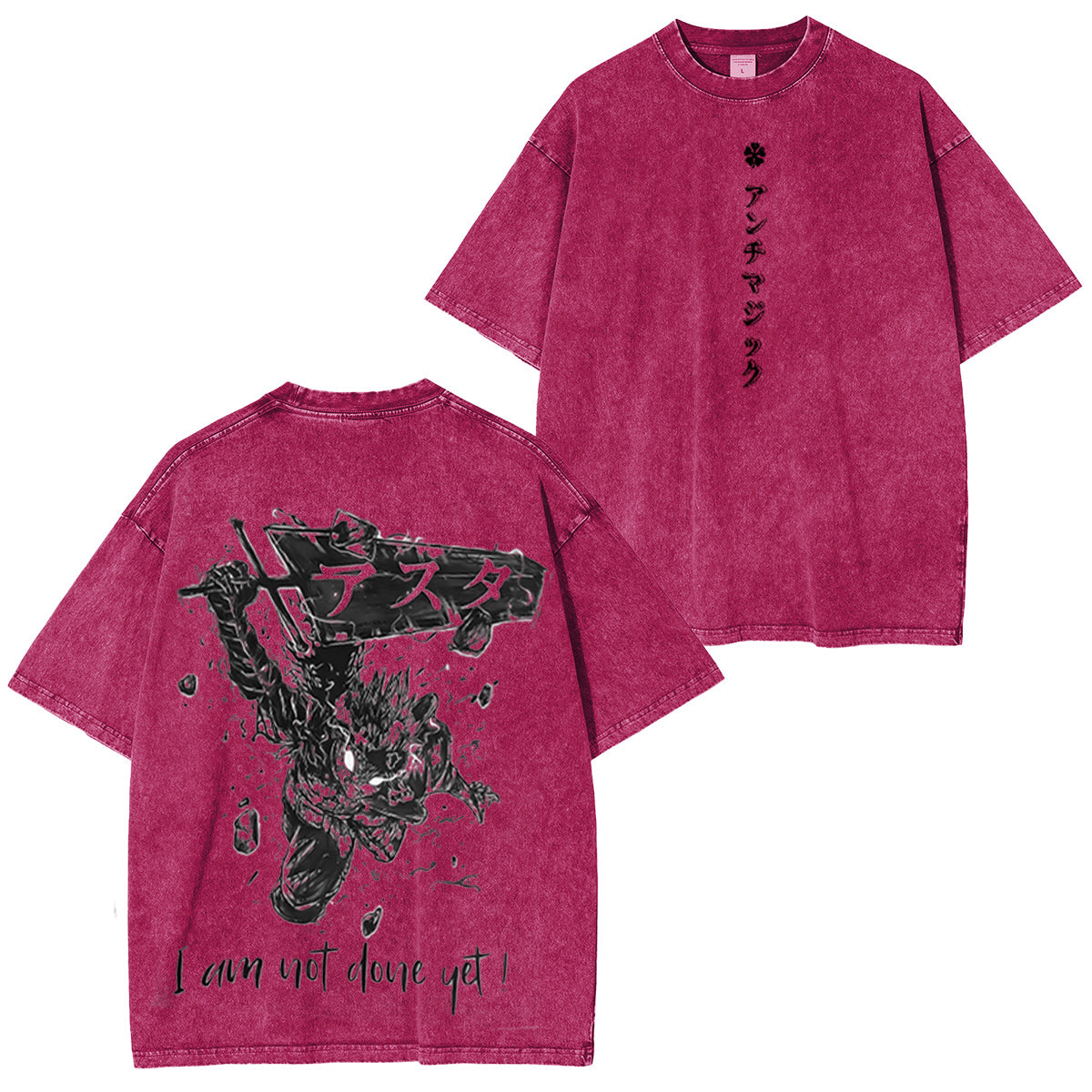 Black Clover Washed T-shirt/Crewneck/Hoodie