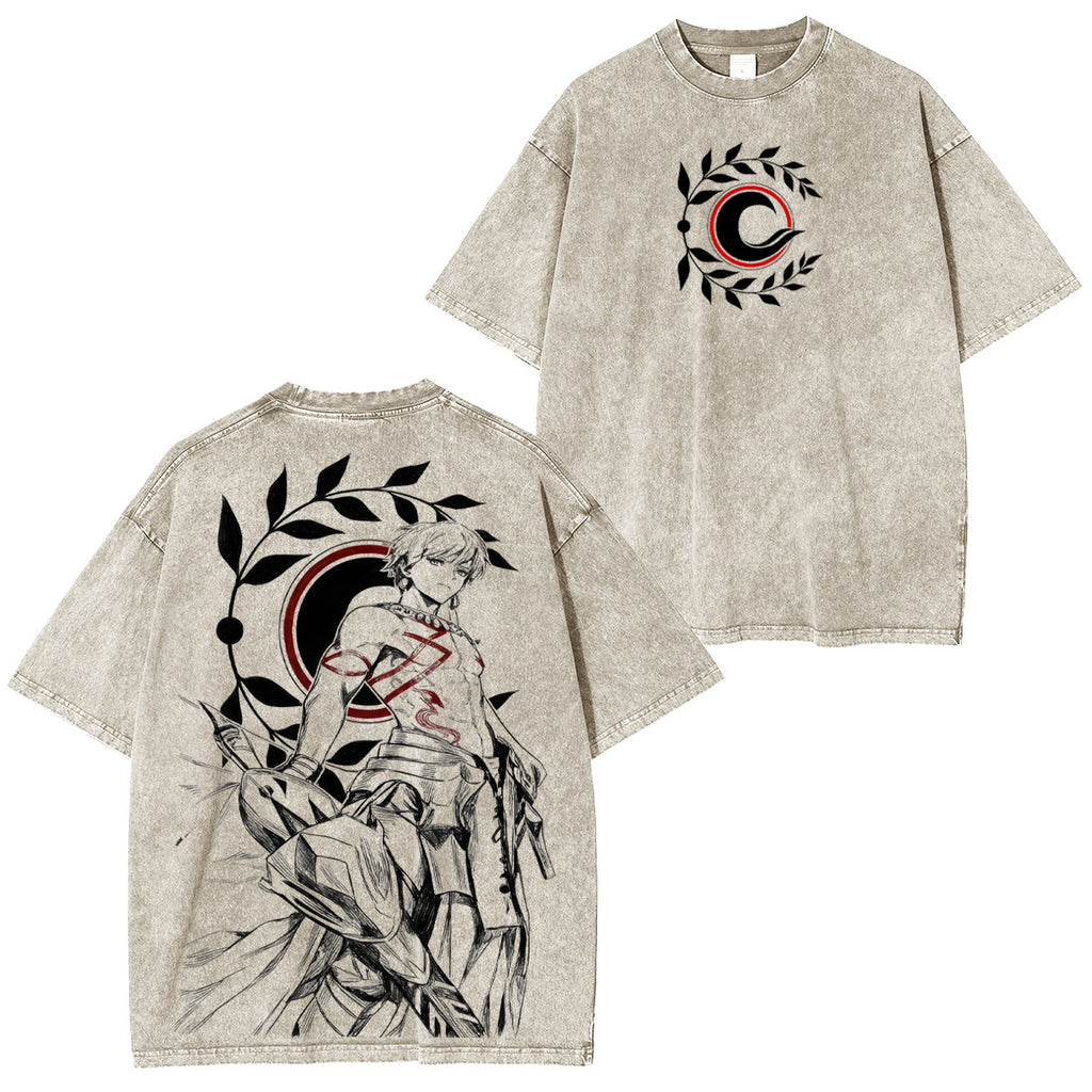 Asta Black Clover Washed T-shirt/Crewneck/Hoodie
