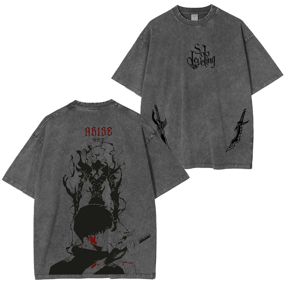 Solo Leveling Sung Jinwoo Anime T-Shirt