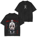 Limited Shinazugawa Sanemi 8.8 Anime Manga Washed Shirts