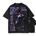 Solo Leveling Arise Printed Unisex Washed T-Shirt