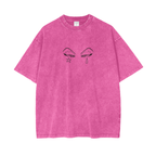 Phantom Jester Streetwear Shirt Pink Washed