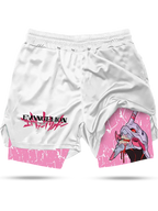 Neon Genesis Evangelion Printed Sports Gym Shorts