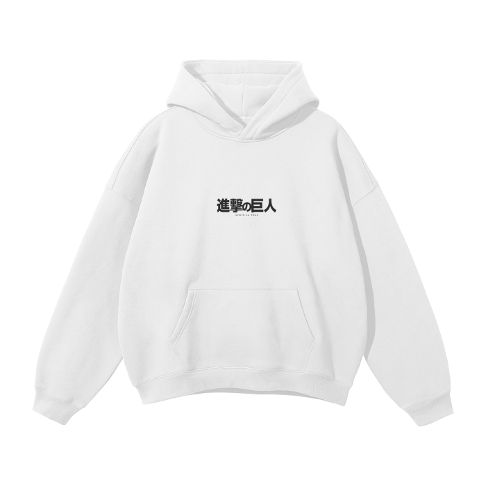 The Rumbling Streetwear Hoodie White