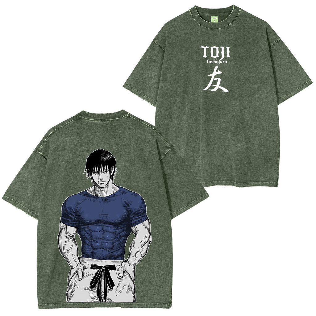 Toji Fushiguro Washed T-shirt/Crewneck/Hoodie
