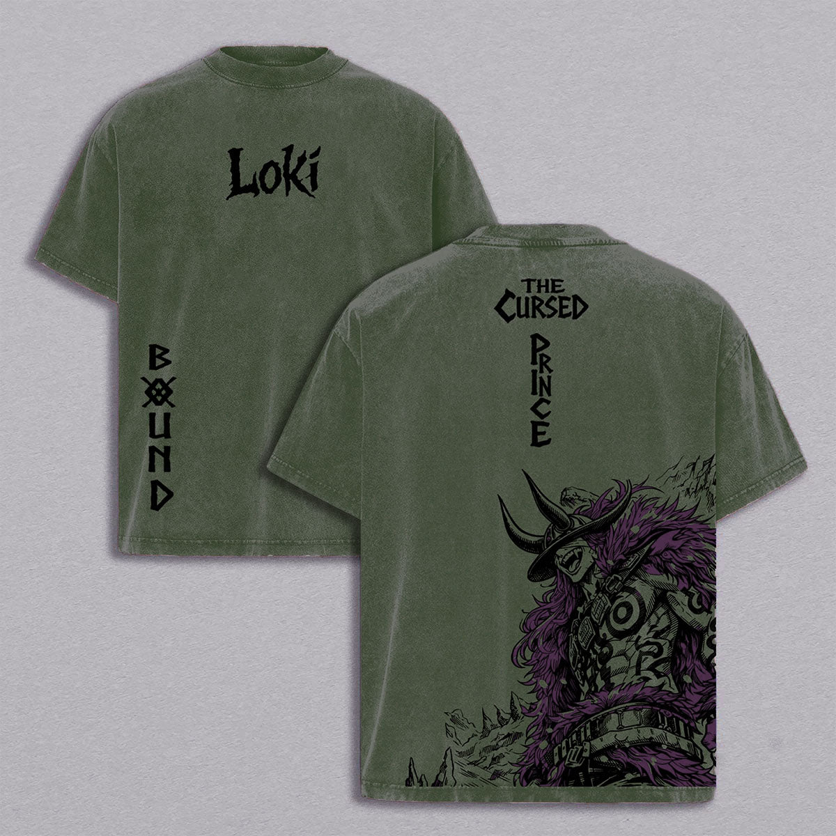 Loki One Piece Washed T-shirt/Crewneck/Hoodie