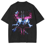 Black Clover Anime Double Printed Vintage Washed Tee Unisex
