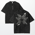 Demon Slayer Anime Acid Washed Oversize T-Shirt