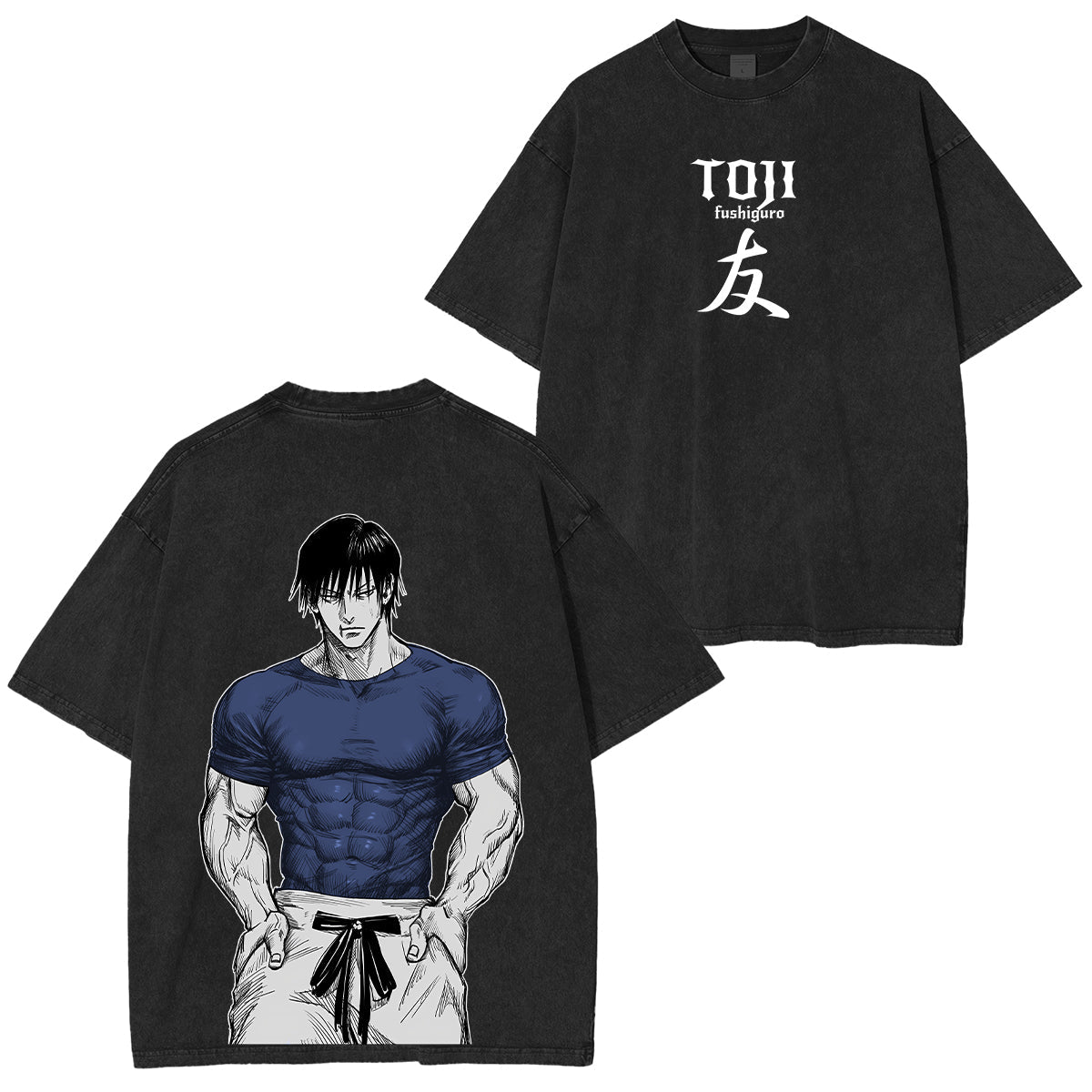Toji Fushiguro Washed T-shirt/Crewneck/Hoodie