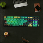Demon Slayer Tanjirou 5108B Plus Multi-Modes RGB Hot-Swappable Mechanical Keyboard (Akko V3 Cream Yellow Pro)