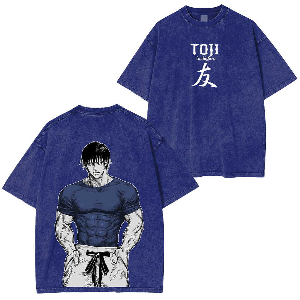 Toji Fushiguro Washed T-shirt/Crewneck/Hoodie