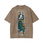 Zoro One Piece Unisex Washed T-Shirt
