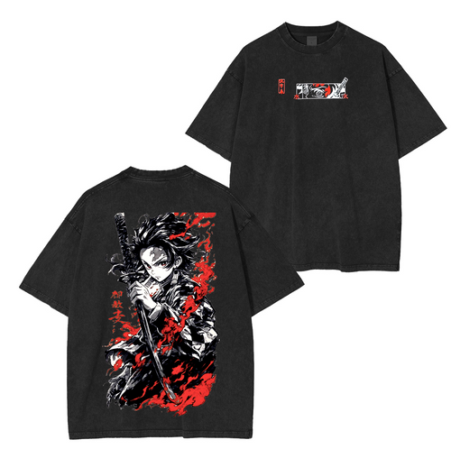 Demon Slayer Tanjiro Vintage T-shirt/Crewneck/Hoodie
