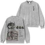Attack on Titan Eren Yeager Vintage Washed Oversize T-Shirt