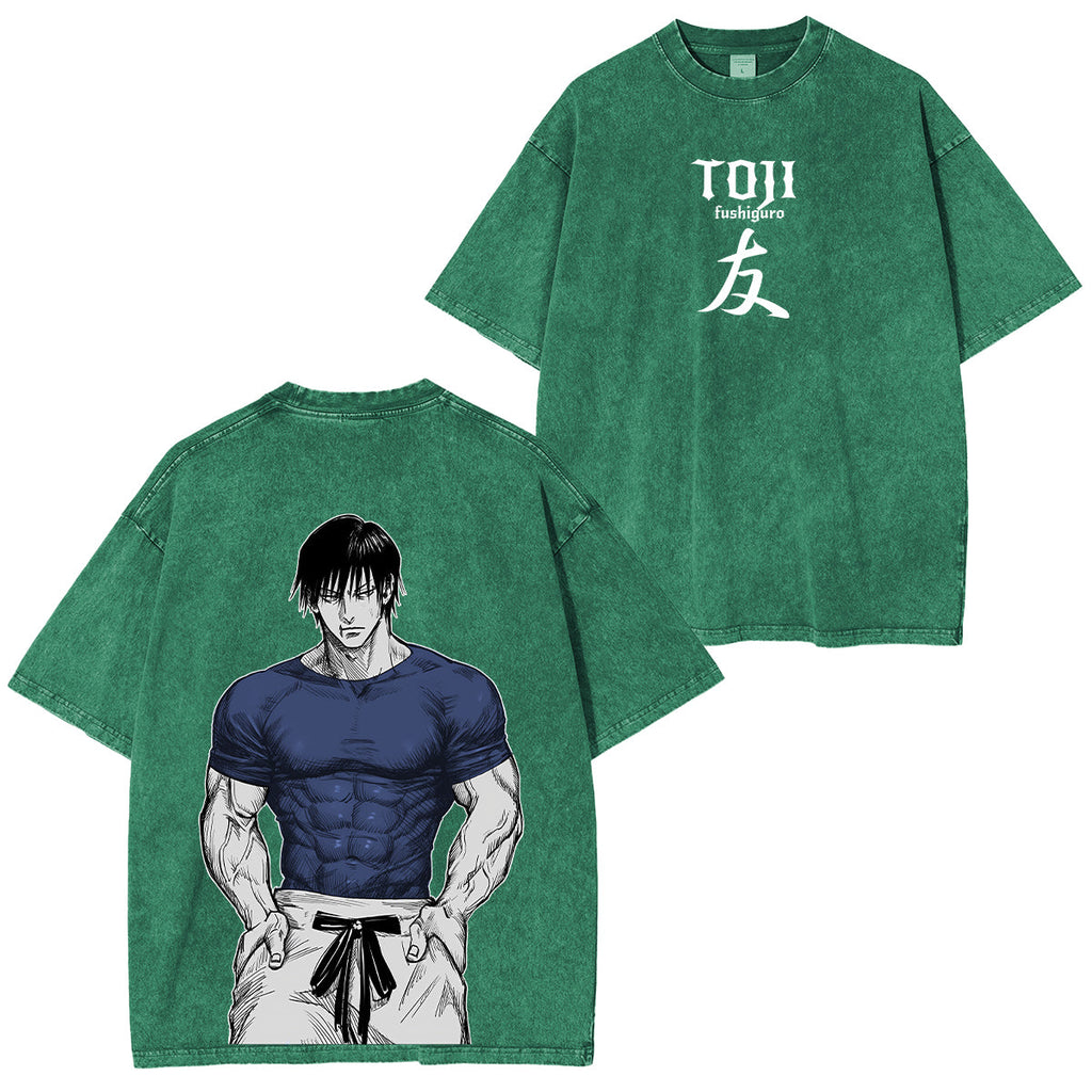 Toji Fushiguro Washed T-shirt/Crewneck/Hoodie