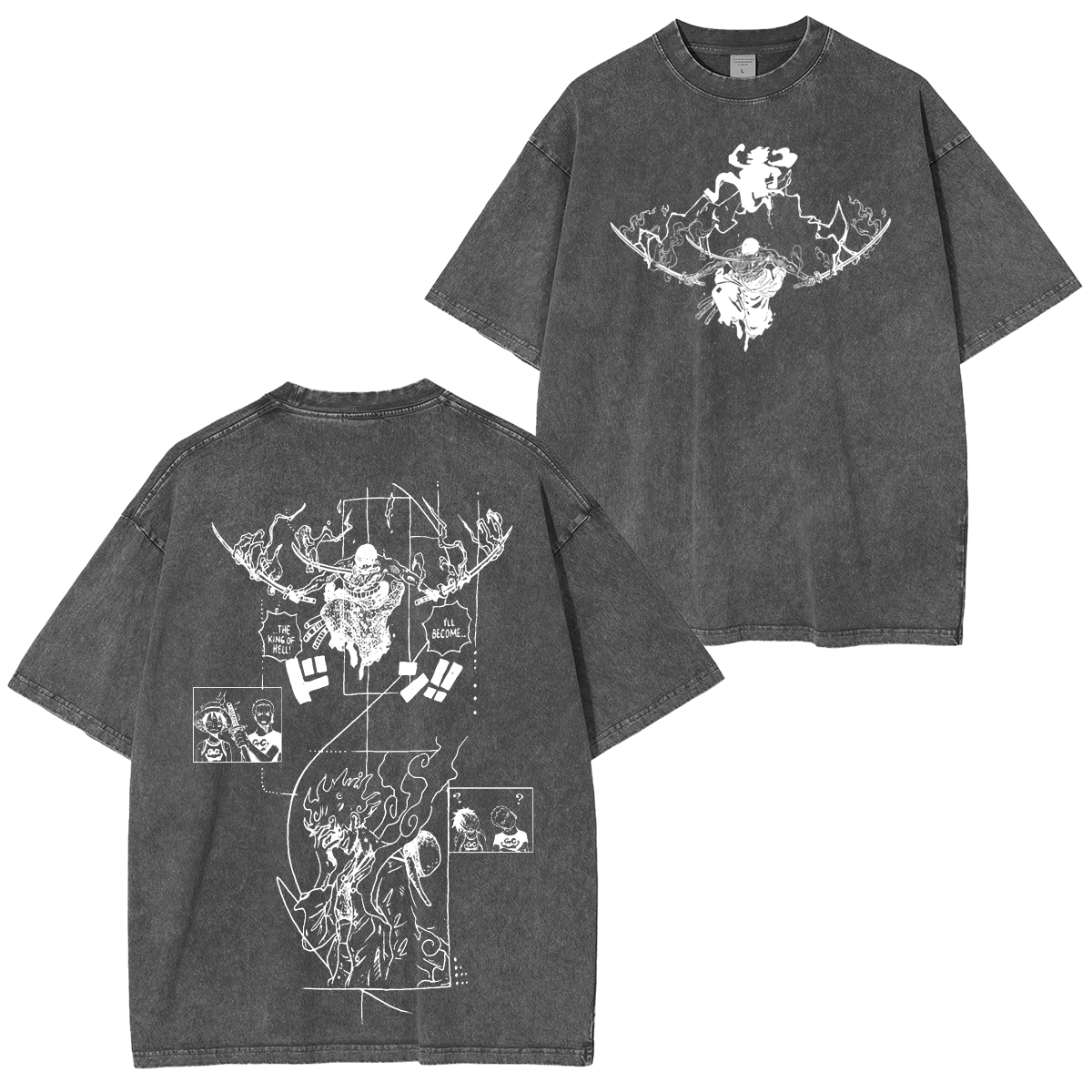 Luffy,One Piece Washed T-shirt/Crewneck/Hoodie