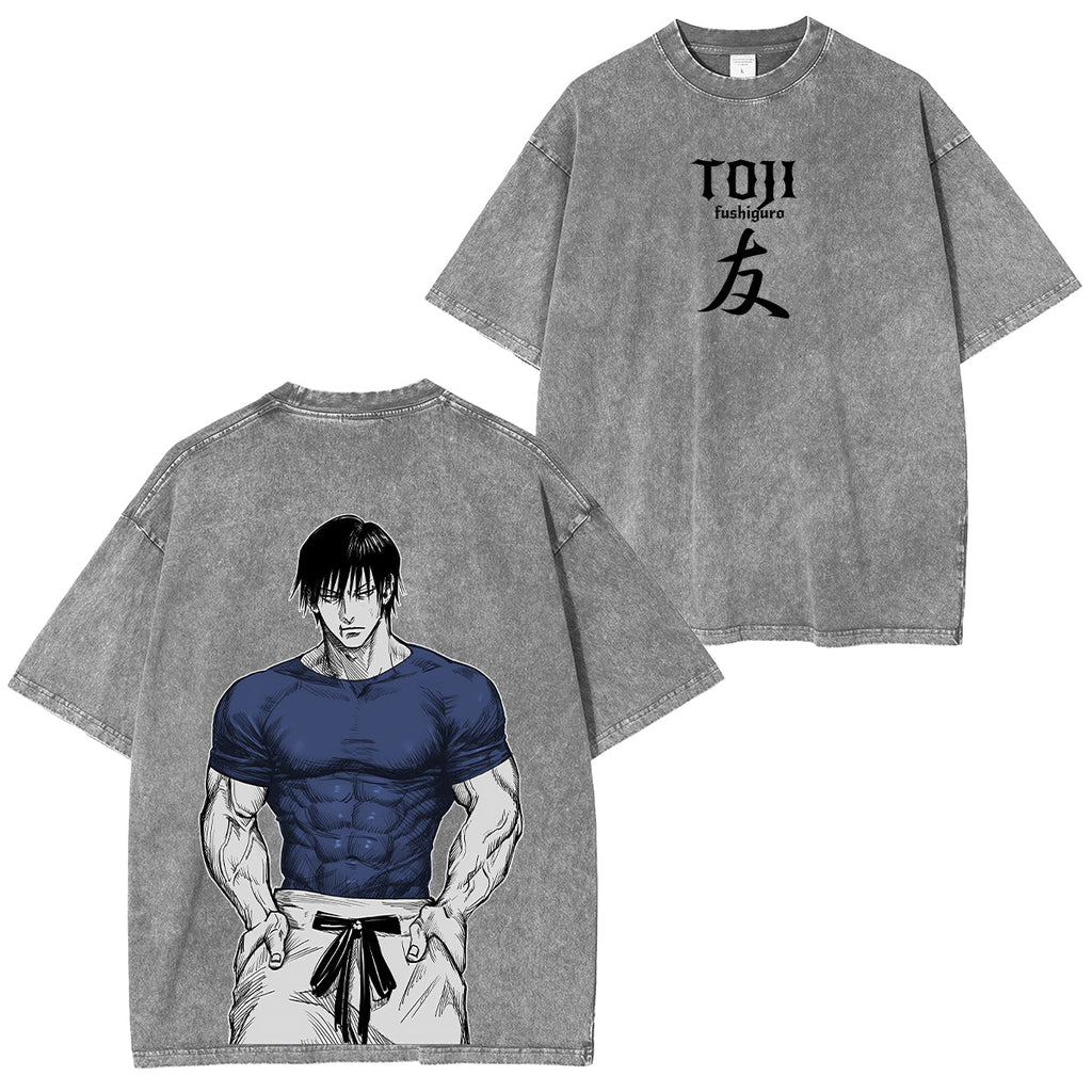 Toji Fushiguro Washed T-shirt/Crewneck/Hoodie