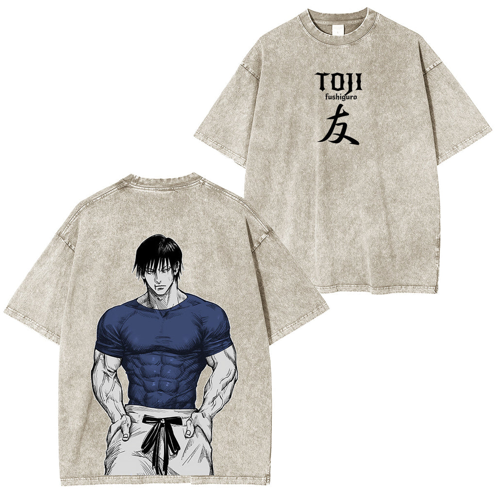 Toji Fushiguro Washed T-shirt/Crewneck/Hoodie