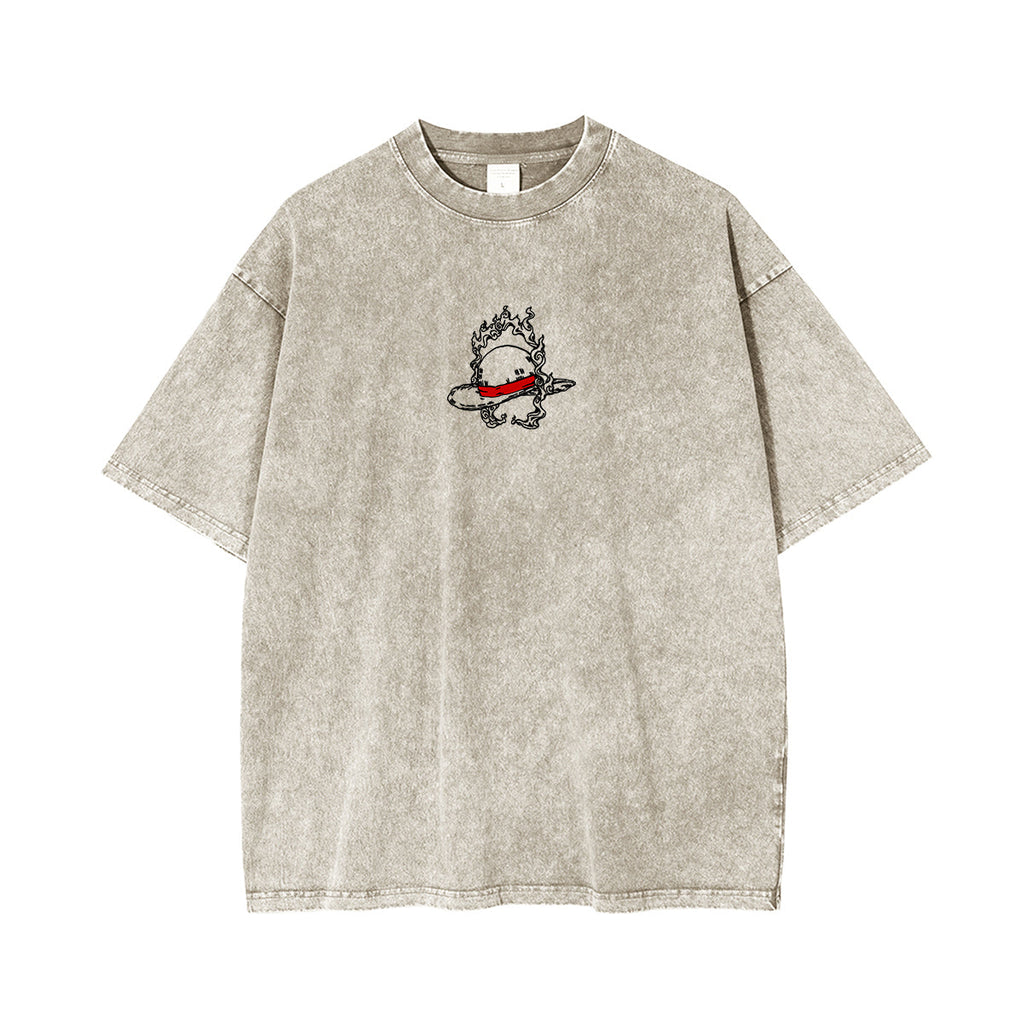 Luffy One Piece Unisex Washed T-Shirt