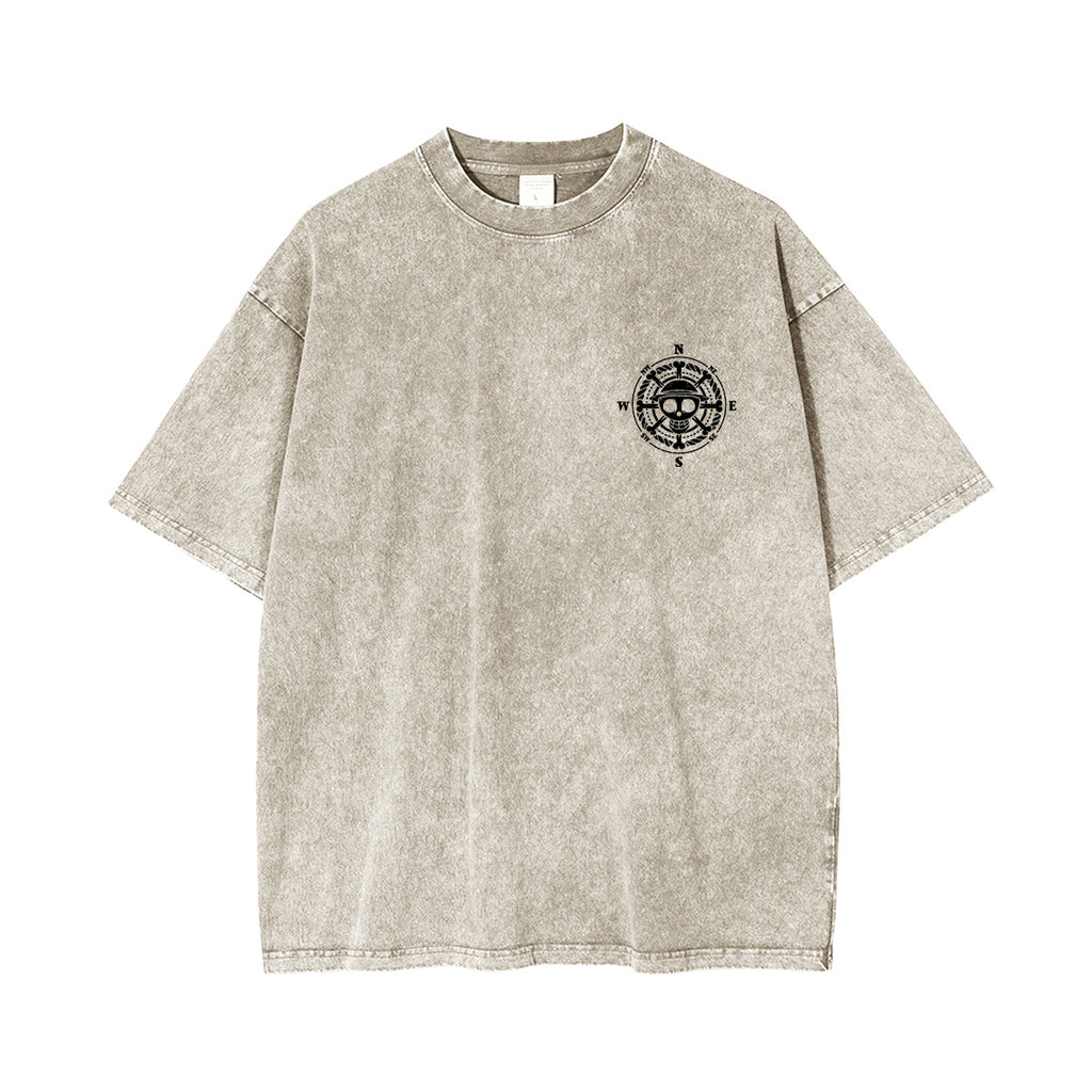 Zoro One Piece Unisex Washed T-Shirt