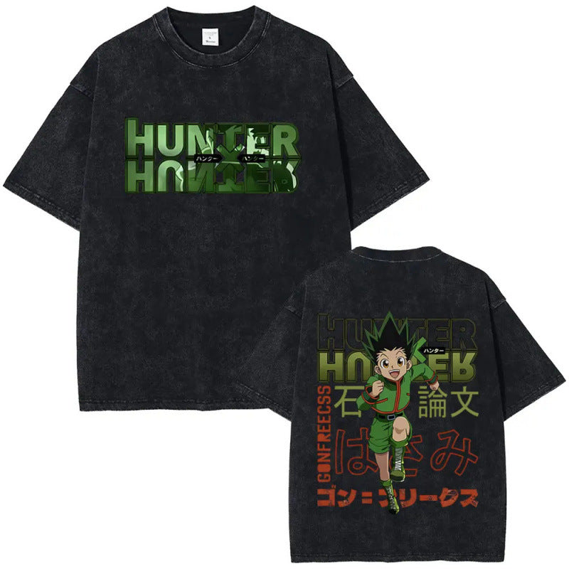 Anime Hunter X Hunter Vintage Washed T Shirt