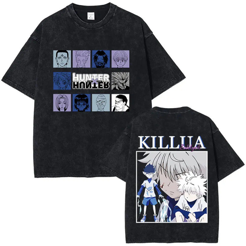 Anime Hunter X Hunter Vintage Washed T Shirt
