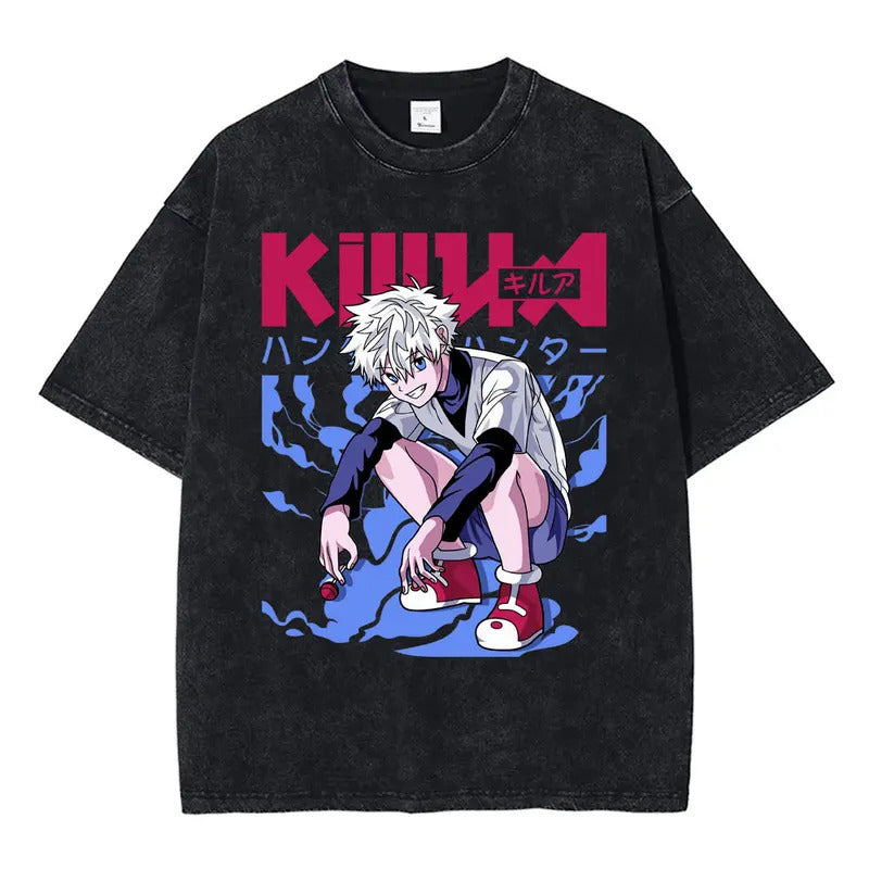 Anime Hunter X Hunter Vintage Washed T Shirt
