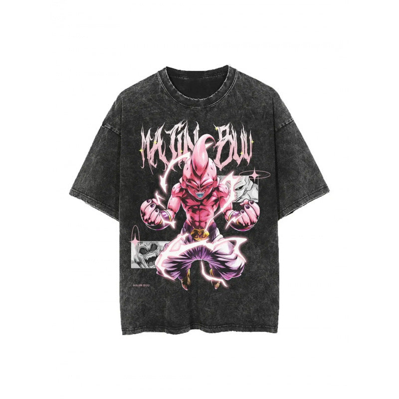 Ouma Pure Cotton Anime Dragon Ball Cosplay Washed T-Shirt Cot