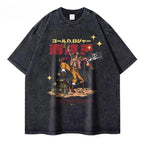 Ouma Pure Cotton One Piece Anime Men'S T Shirts Vintage Washe
