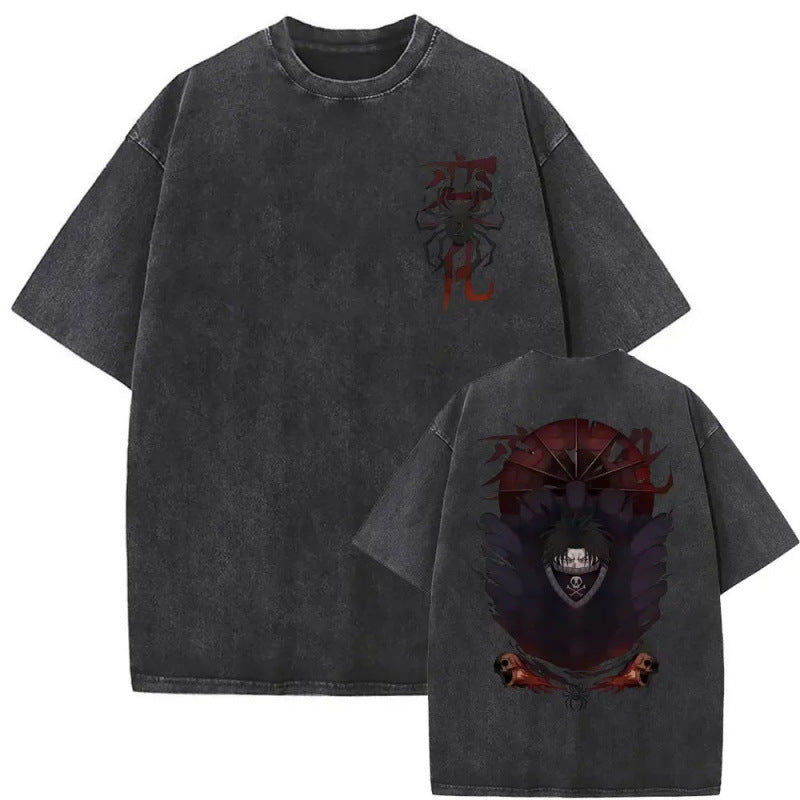 European Size Cotton Washed Vintage Anime Hunter X Hunter T Shirt