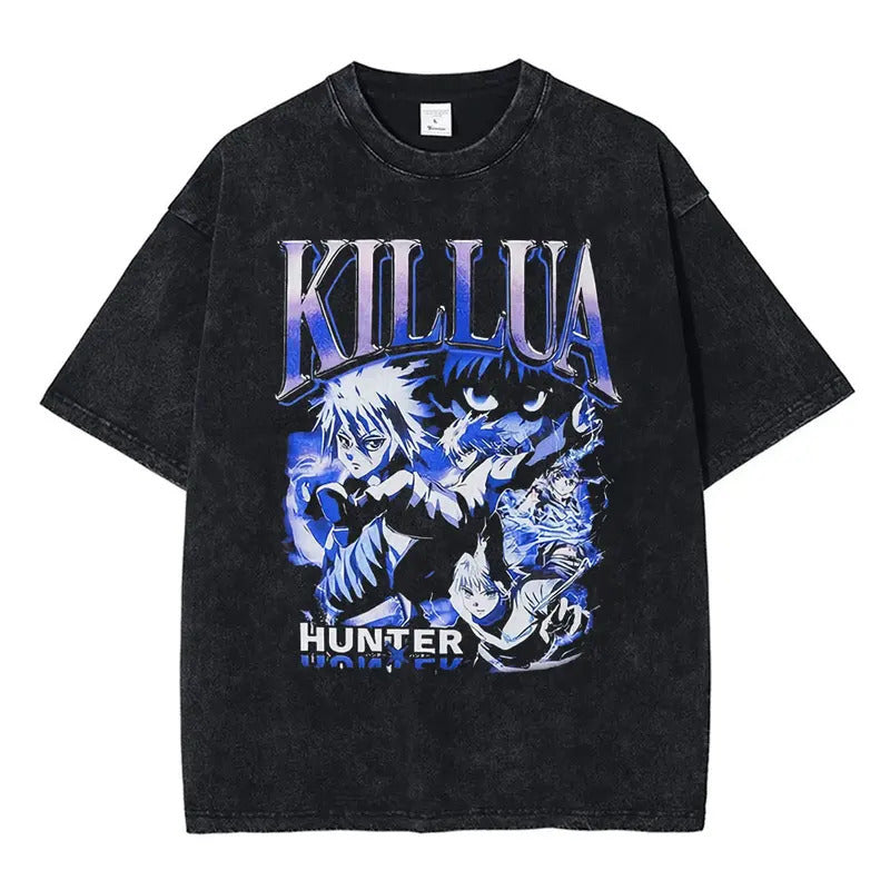 Anime Hunter X Hunter Vintage Washed T Shirt