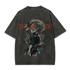 One Piece Vintage Black T-Shirt Men'S One-Pi