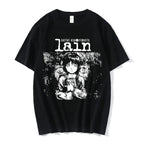 Anime Serial Experiments Lain T-Shirt Men Women Grap