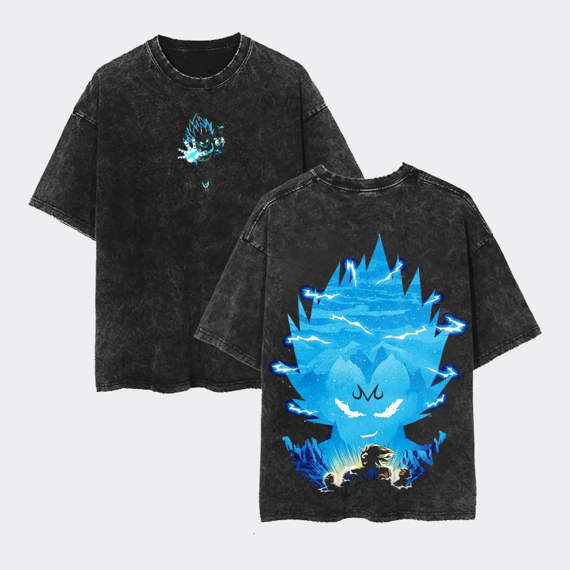 Ouma Pure Cotton Anime Dragon Ball Cosplay Washed T-Shirt Cot