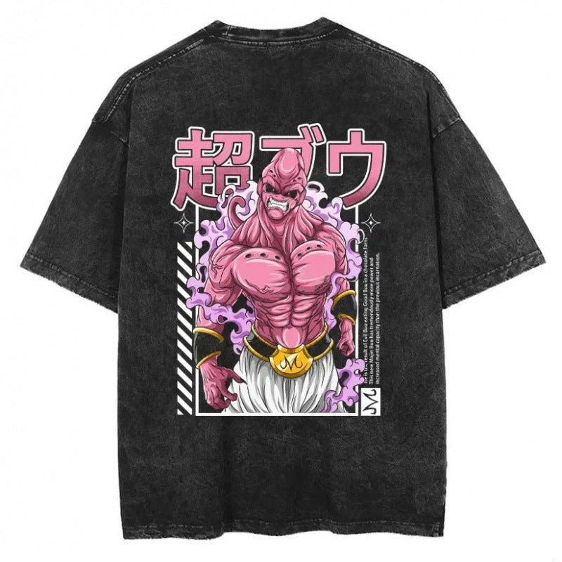 Ouma Pure Cotton Anime Dragon Ball Cosplay Washed T-Shirt Cot