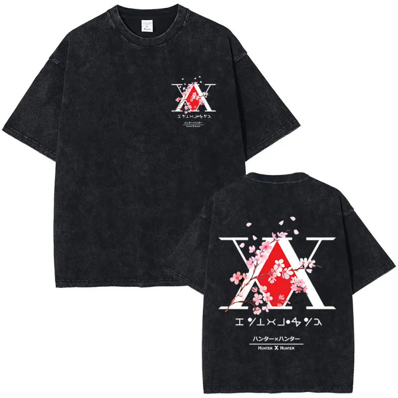 Anime Hunter X Hunter Vintage Washed T Shirt