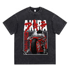 Anime Akira Vintage Washed T Shirt Movie Sci