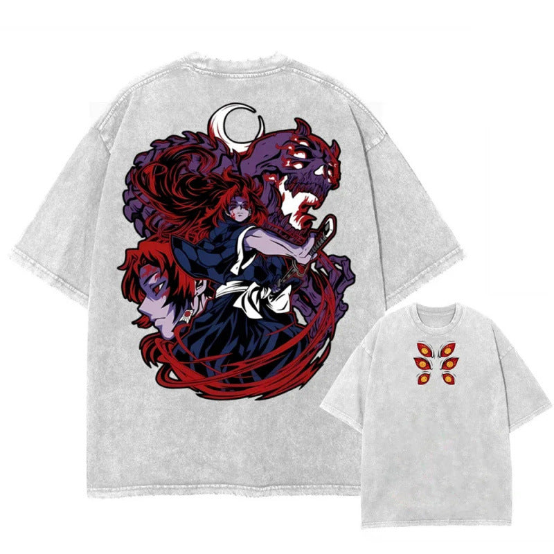 European Size Cottonmen Anime Graphic T-Shirts Streetwear Vintag