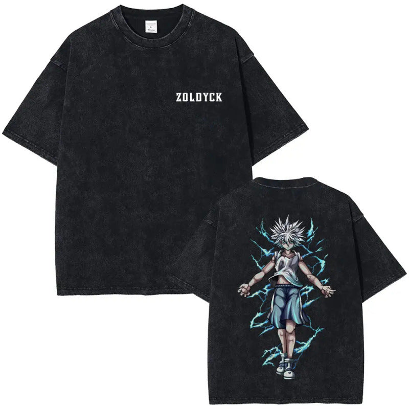 Anime Hunter X Hunter Vintage Washed T Shirt