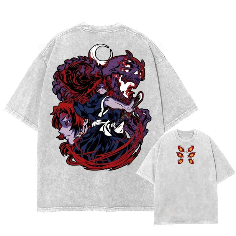 European Size Cottonmen Anime Graphic T-Shirts Streetwear Vintag