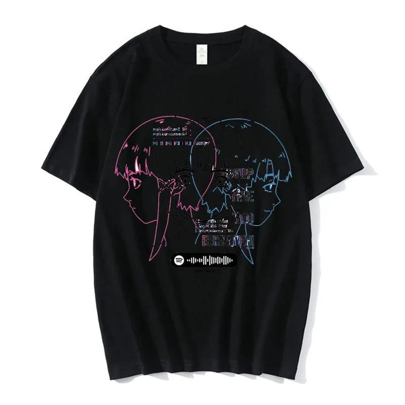 Anime Serial Experiments Lain T-Shirt Men Women Grap