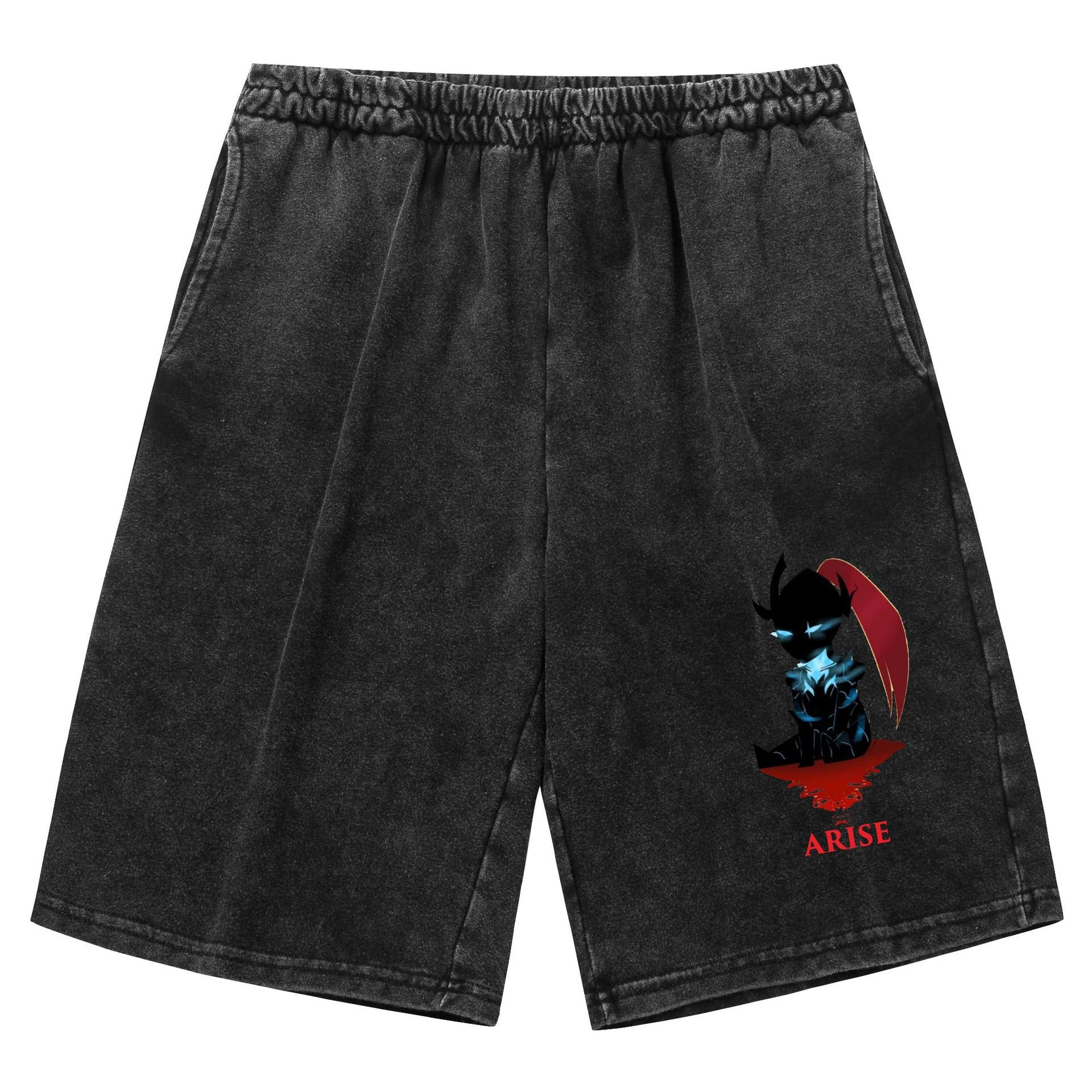 Solo Leveling Vintage Washed Shorts