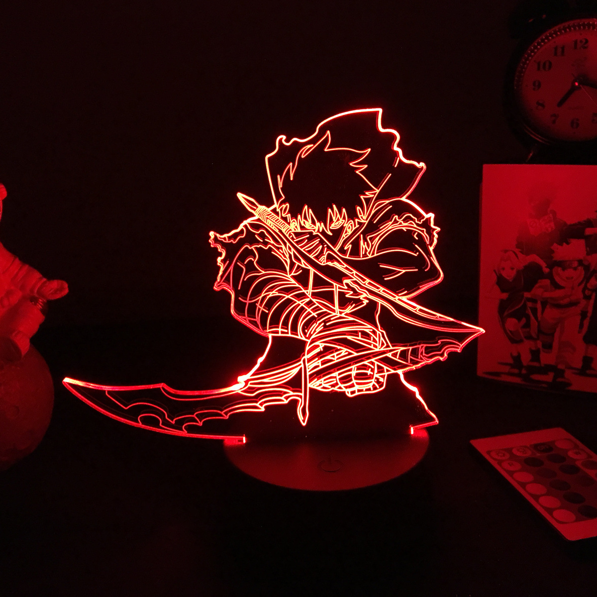 Solo Leveling-Sung Jin-Woo Night Light 3D 7 color Adjustable