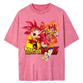 Dragon Ball Goku Washed Cotton Graphic T-Shi