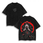 European Size Cotton Jujutsu Kaisen Acid Washed T-Shirt Vintage O